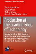 Production at the Leading Edge of Technology: Proceedings of the 13th Congress of the German Academic Association for Production Technology (WGP), Freudenstadt, November 2023