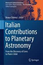 Italian Contributions to Planetary Astronomy