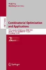 Combinatorial Optimization and Applications: 16th International Conference, COCOA 2023, Hawaii, HI, USA, December 15–17, 2023, Proceedings, Part II