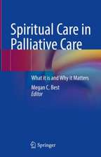 Spiritual Care in Palliative Care