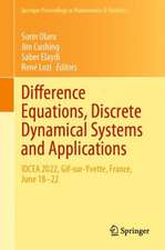 Difference Equations, Discrete Dynamical Systems and Applications