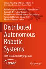 Distributed Autonomous Robotic Systems