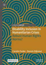 Disability Inclusion in Humanitarian Crises: Robust Human Rights Norms? 