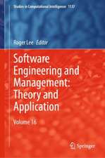 Software Engineering and Management: Theory and Application