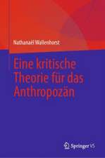 Eine kritische Theorie für das Anthropozän