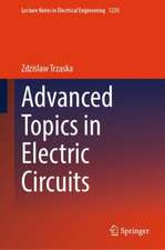 Advanced Topics in Electric Circuits