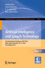 Artificial Intelligence and Speech Technology