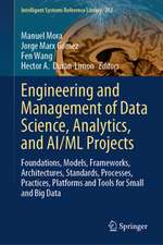 Engineering and Management of Data Science, Analytics, and AI/ML Projects
