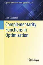 Complementarity Functions in Optimization