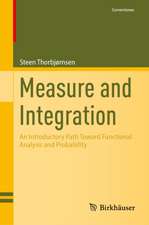 Measure and Integration