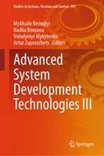 Advanced System Development Technologies III
