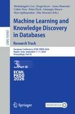 Machine Learning and Knowledge Discovery in Databases. Resea