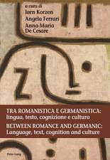 Tra Romanistica E Germanistica: Language, Text, Cognition and Culture