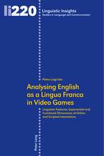 Analysing English as a Lingua Franca in Video Games