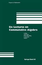 Six Lectures on Commutative Algebra