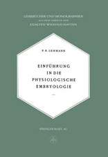 Einführung in die Physiologische Embryologie