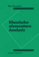 Klassische elementare Analysis