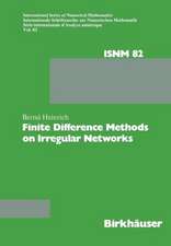 Finite Difference Methods on Irregular Networks