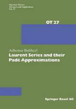 Laurent Series and their Padé Approximations