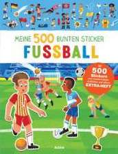 Meine 500 bunten Sticker - Fussball