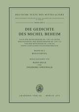 Die Gedichte des Michel Beheim, Band III/2, Registerteil