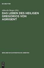 Das Leben des Heiligen Gregorios von Agrigent