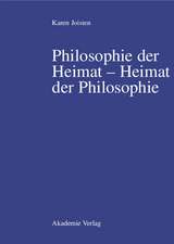 Philosophie der Heimat – Heimat der Philosophie