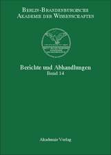 Berichte und Abhandlungen, Band 14