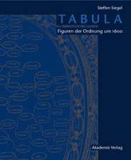 Tabula: Figuren der Ordnung um 1600