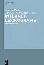 Internetlexikographie