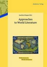 Approaches to World Literature