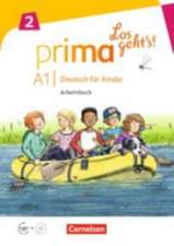 Prima - Los geht's! Band 2 - Arbeitsbuch mit Audio-CD und Stickerbogen