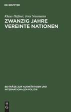 Zwanzig Jahre Vereinte Nationen: internationale Bibliographie, 1945 - 1965