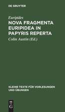 Nova fragmenta Euripidea in papyris reperta