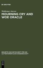 Mourning Cry and Woe Oracle