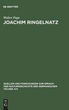 Joachim Ringelnatz: Parodie und Selbstparodie in Leben und Werk. Mit einer Joachim-Ringelnatz-Bibliographie und einem Verzeichnis seiner Briefe