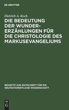 Die Bedeutung der Wundererzählungen für die Christologie des Markusevangeliums