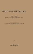 Philo von Alexandria: Die Werke in deutscher Übersetzung. Band 2