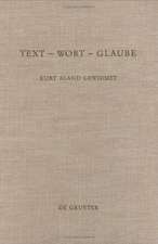 Text - Wort - Glaube: Studien zur Überlieferung, Interpretation und Autorisierung biblischer Texte. Kurt Aland gewidmet