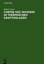 Chemie des Wassers in Thermischen Kraftanlagen