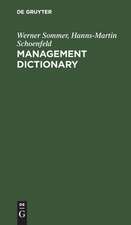 Management Dictionary: English-German