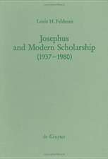 Josephus and Modern Scholarship (1937–1980)