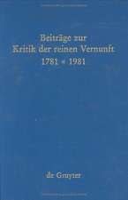 Beiträge zur Kritik der reinen Vernunft 1781-1981