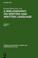 A Bibliography on Writing and Written Language