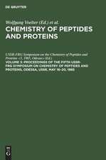 Proceedings of the Fifth USSR-FRG Symposium on Chemistry of Peptides and Proteins, Odessa, USSR, May 16-20, 1985