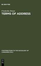 Terms of Address: Problems of Patterns and Usage in Various Languages and Cultures