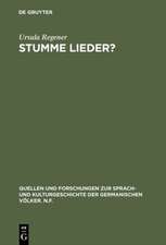 Stumme Lieder?