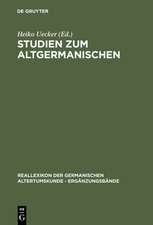 Studien zum Altgermanischen: Festschrift für Heinrich Beck