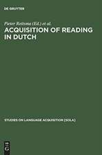 Acquisition of Reading in Dutch