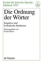 Die Ordnung der Wörter